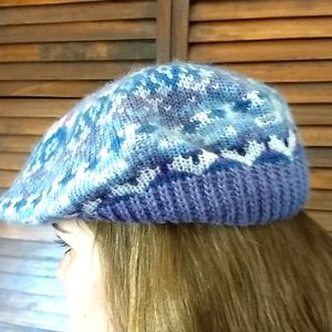 Knit Paperboy Cap
